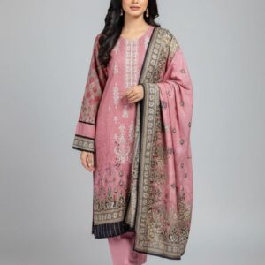 Embroidered Shirt & Trouser with Lawn Dupatta