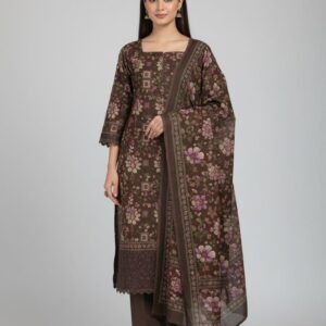 Printed primum lawn stitched shirt ,trouzer and duptaaa